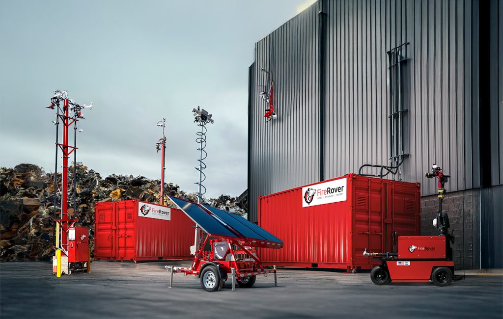 Fire Detection and Suppression for Waste and Recycling Facilities